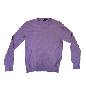Banana Republic Lavender V Neck Vneck Lightweight Sweater Mens Size M